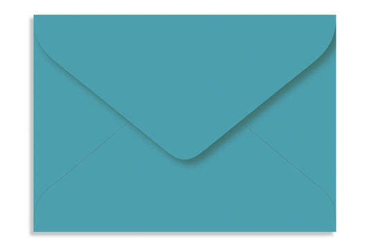 Turquoise Blue 19.05 x 13.97cm (7.5" x 5.5") 120 GSM Thick Pack of 50 Envelope SKU : ME-586