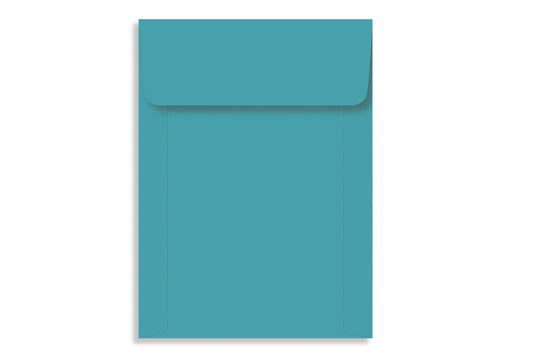 Turquoise Blue 19.05 x 13.97cm (7.5" x 5.5") VERTICAL  120 GSM Thick Pack of 50 Envelope SKU : ME-587
