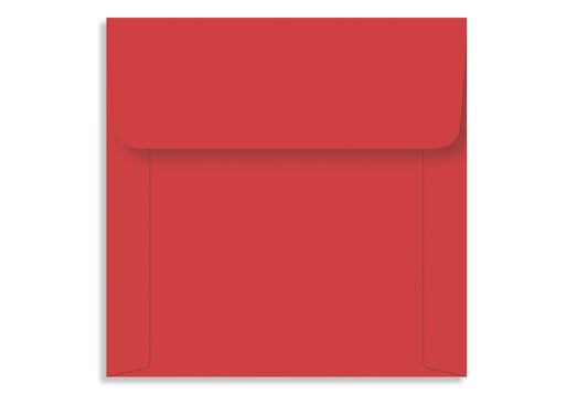 Real Red 15.24 x 15.24cm (6" x 6") 120 GSM Thick Pack of 50 Envelope SKU : ME-601