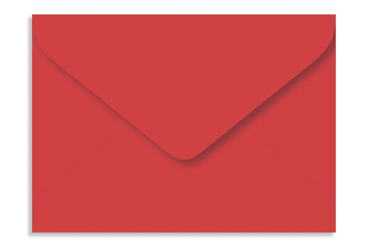 Real Red 19.05 x 13.97cm (7.5" x 5.5") 120 GSM Thick Pack of 50 Envelope SKU : ME-606