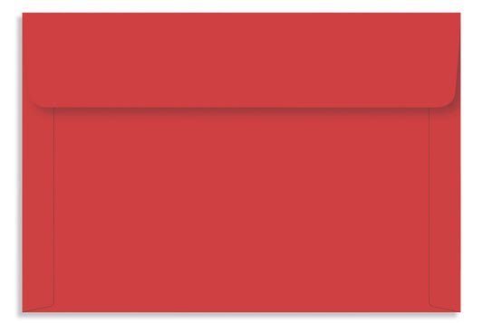 Real Red  24.13 x 16.51cm (9.5" x 6.5") 120 GSM Thick Pack of 50 Envelope SKU : ME-614