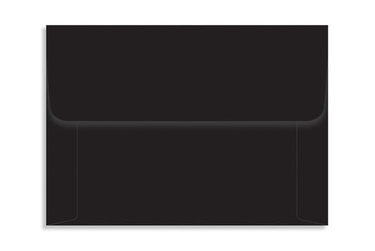 Jet Black 13.33 x 9.52cm (5.25" x 3.75")  120 GSM Thick Pack of 50 Envelope SKU : ME-639