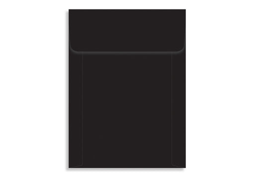 Jet Black 19.05 x 13.97cm (7.5" x 5.5") VERTICAL  120 GSM Thick Pack of 50 Envelope SKU : ME-647