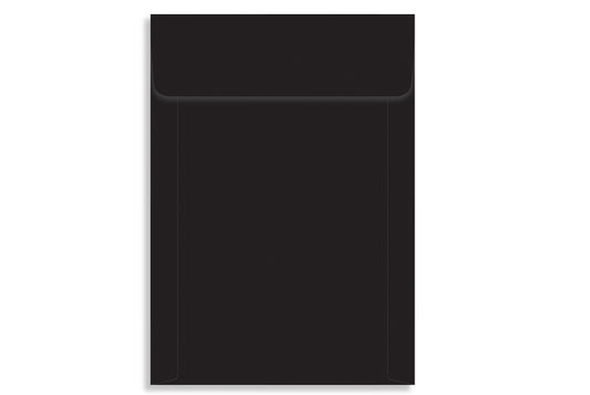 Jet Black 23.49 x 16.19cm (9.25" x 6.375") VERTICAL 120 GSM Thick Pack of 50 Envelope SKU : ME-650