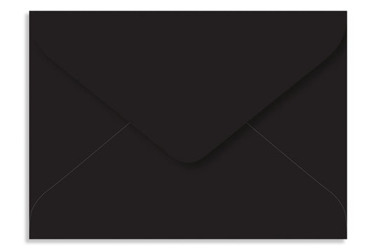 Jet Black  19.68 x 14.60cm (7.75" x 5.75") 120 GSM Thick Pack of 50 Envelope SKU : ME-652