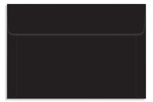 Jet Black  24.13 x 16.51cm (9.5" x 6.5") 120 GSM Thick Pack of 50 Envelope SKU : ME-654