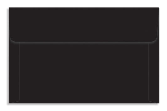 Jet Black 21.59 x 13.97 cm ( 8.5" x 5.5") 120 GSM Thick Pack of 50 Envelope SKU : ME-655