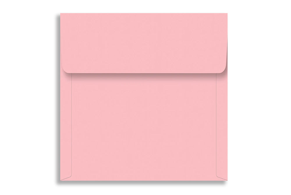 Rose Pink 15.87 cm x 15.87 cm  (6.25" x6.25")  SQUARE  120 GSM Thick Pack of 50 SKU : ME-685