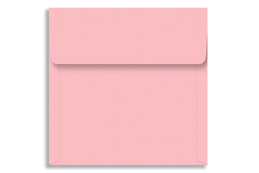 Rose Pink 17.14 cm x 17.14 cm  (6.75" x 6.75")  SQUARE 120 GSM Thick Pack of 50 SKU : ME-686