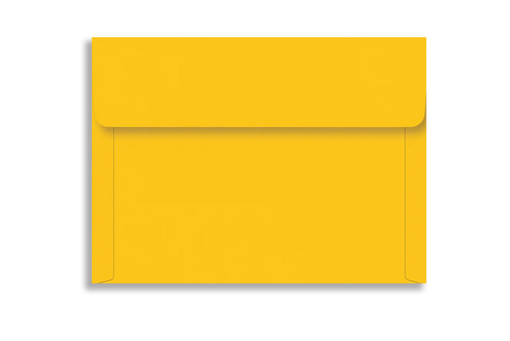 Bright Yellow 18.09 cm x 13. cm  (7.125" x 5.125")  120 GSM Thick Pack of 50 SKU : ME-733