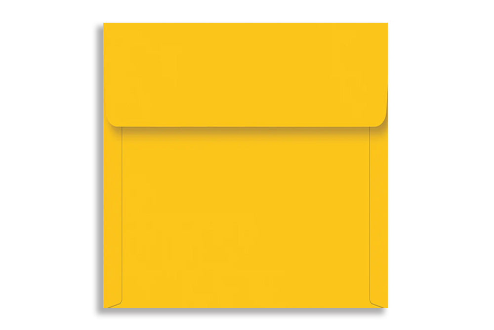 Bright Yellow 15.87 cm x 15.87 cm  (6.25" x6.25")  SQUARE  120 GSM Thick Pack of 50 SKU : ME-735