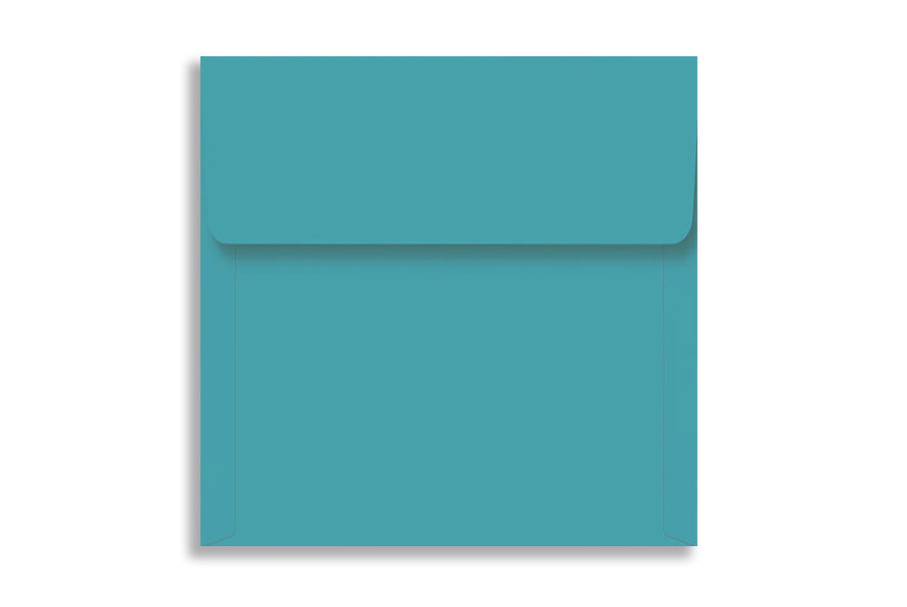 Turquoise Blue  14.6 cm x 14.6 cm  (5.75" x 5.75")  SQUARE  120 GSM Thick Pack of 50 SKU : ME-744