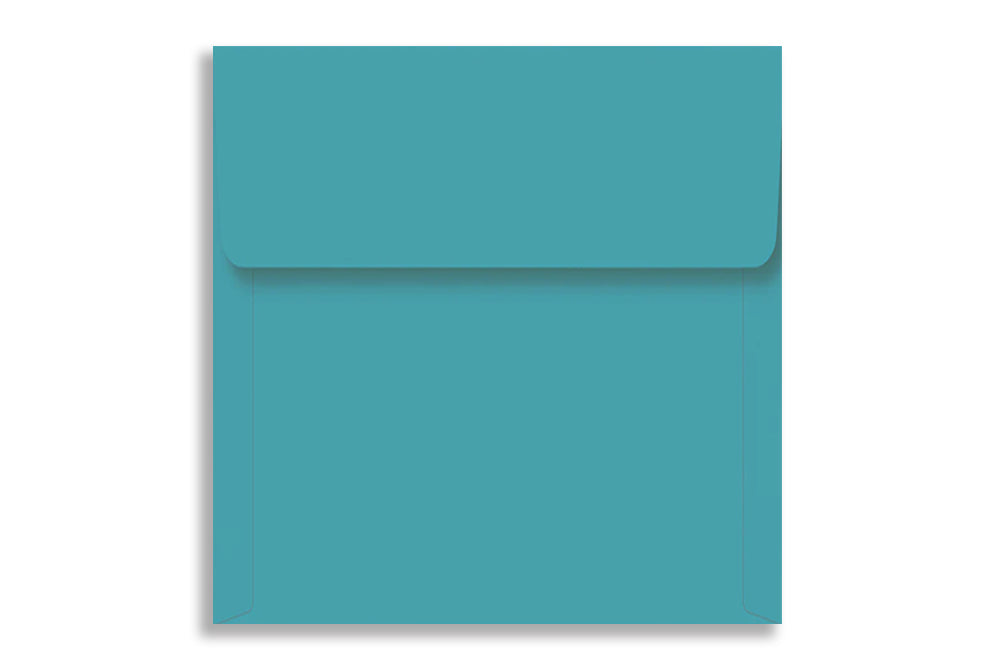 Turquoise Blue  15.87 cm x 15.87 cm  (6.25" x6.25")  SQUARE  120 GSM Thick Pack of 50 SKU : ME-745