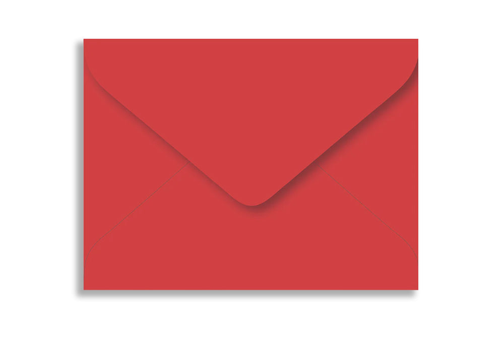Real Red 14.60 cm x 10.80 cm (5.75" x 4.25")  120 GSM Thick Pack of 50 SKU : ME-748