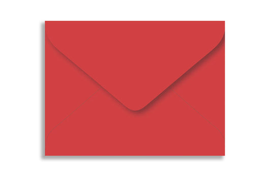 Real Red 14.60 cm x 10.80 cm (5.75" x 4.25")  120 GSM Thick Pack of 50 SKU : ME-748