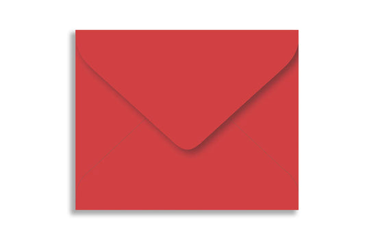 Real Red 14.60 cm x 12.07 cm (5.75" x 4.75")  120 GSM Thick Pack of 50 SKU : ME-749