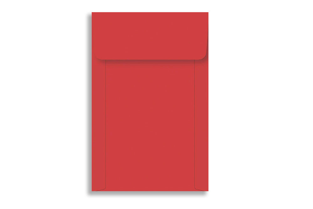 Real Red 21.6 cm x 14 cm  (8.5" x 5.5") VERTICAL 120 GSM Thick Pack of 50 SKU : ME-751