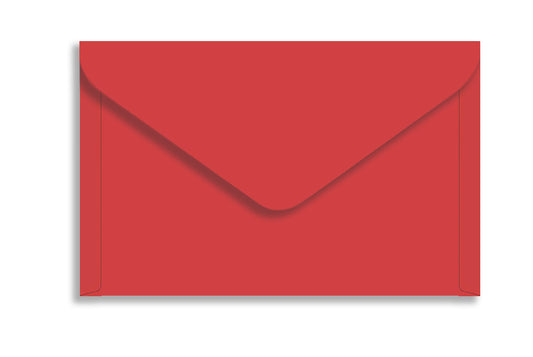 Real Red 20.63 cm x 13.5 cm  (8.125" x 5.125")   120 GSM Thick Pack of 50 SKU : ME-752
