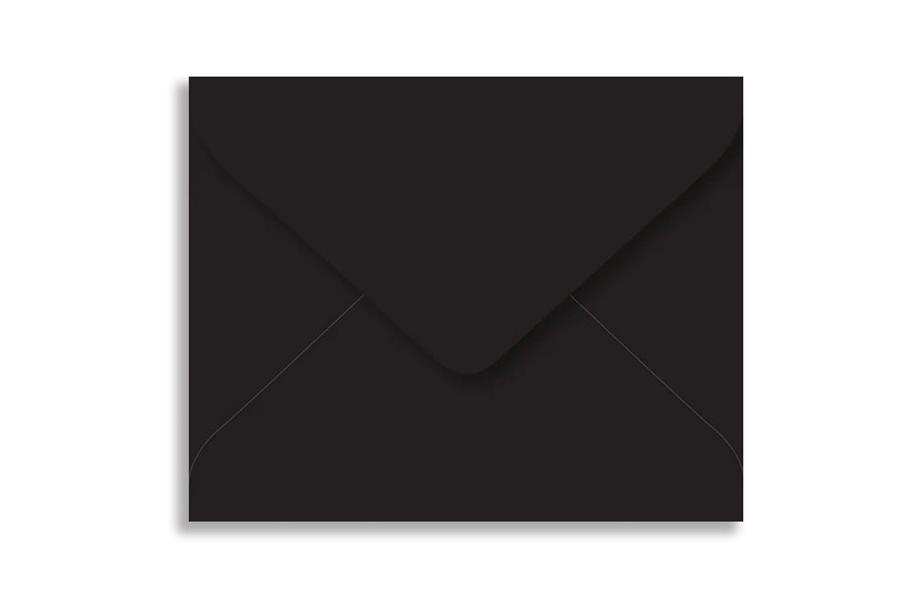 Jet Black 14.60 cm x 12.07 cm (5.75" x 4.75")  120 GSM Thick Pack of 50 SKU : ME-769