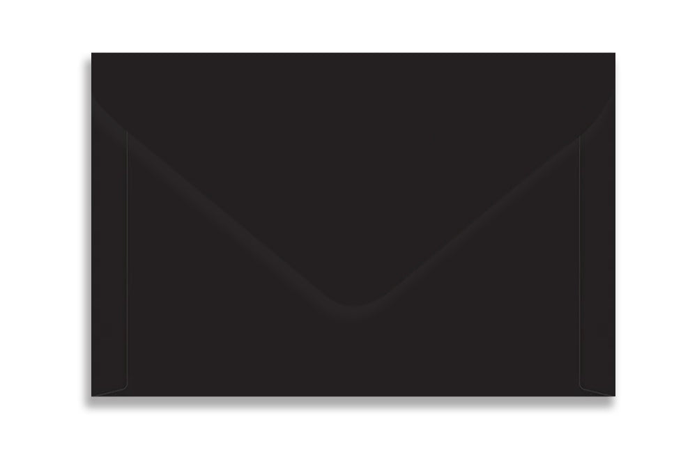 Jet Black 20.63 cm x 13.5 cm  (8.125" x 5.125")   120 GSM Thick Pack of 50 SKU : ME-772