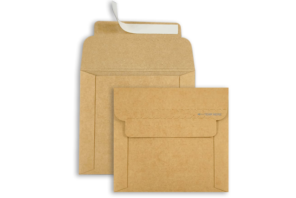 Rigid Mailers Size 5.5" x 4.92"Inches  ( 138 x 125 mm ) 430 GSM Pack of 10 Envelope ME-794