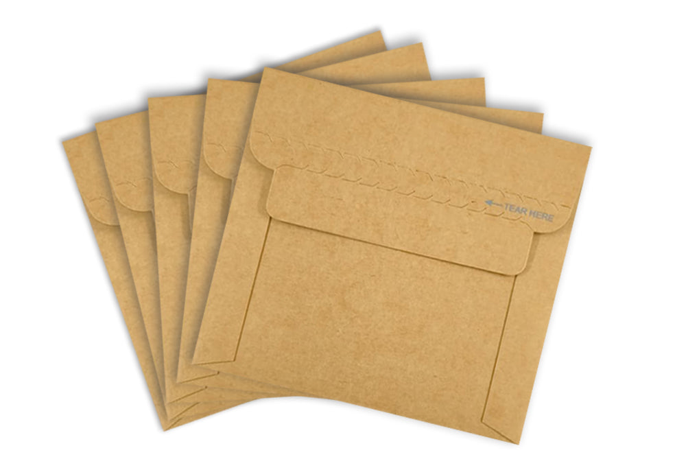 Rigid Mailers Size 5.5" x 4.92"Inches  ( 138 x 125 mm ) 430 GSM Pack of 10 Envelope ME-794