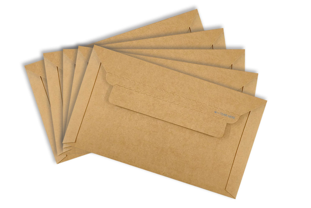 Rigid Mailers Size 9.5" x 5.3"Inches  ( 240 x 135 mm ) 430 GSM Pack of 10 Envelope ME-796