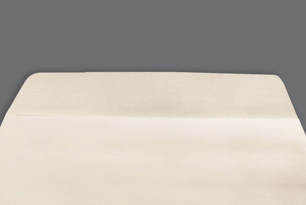 White Deep Knitted PREMIUM Cloth Lined Envelope Size : 12.25" x 10" (31.10 x 25.4 mm)  Pack of 25 Envelope SKU : 798