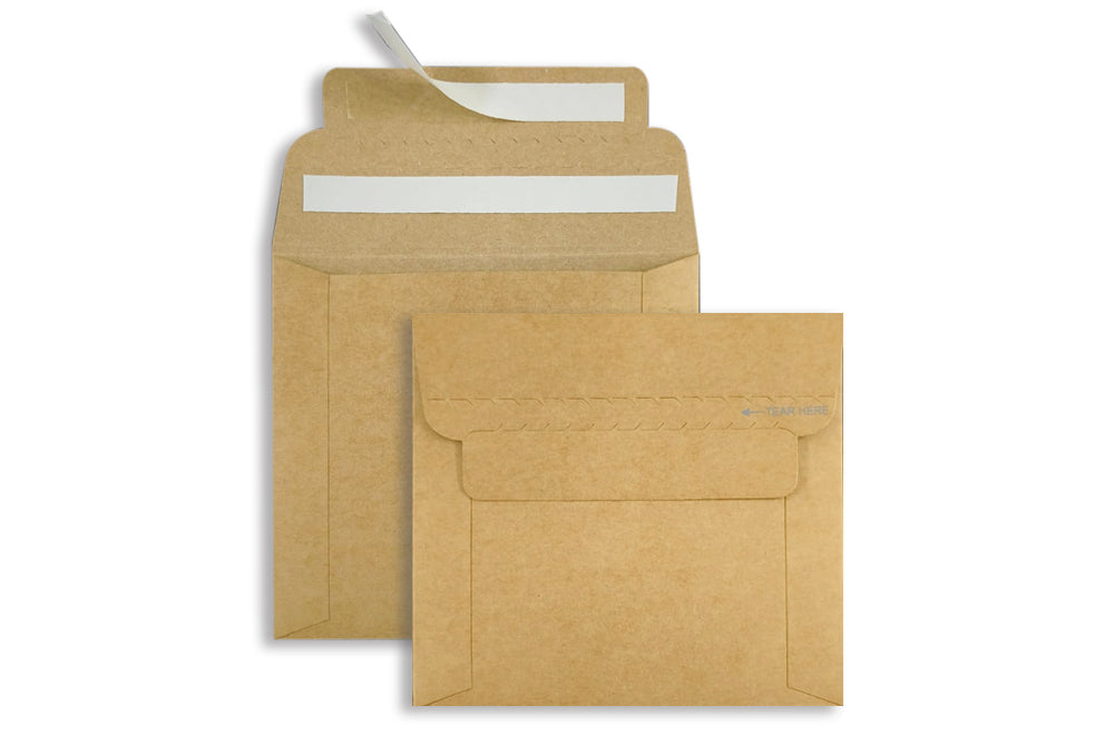 Sustainable E-commerce Packaging GSM : 175 Size : 5.5" x 4.92" Inch ( 138 x 125 mm) Pack of 25 Envelope ME-799