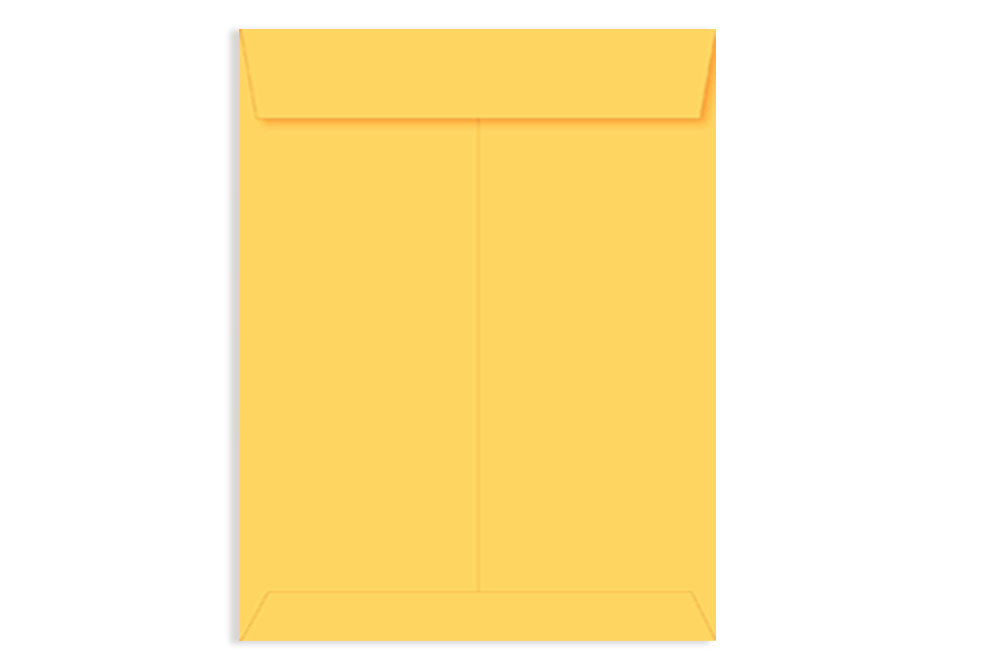 Laminated Yellow Paper Legal Size Envelope Ideal For Home Office Secure Mailing | Poly Laminated inside | 10" x 7.75" inch (Pack of 50) SKU : 803