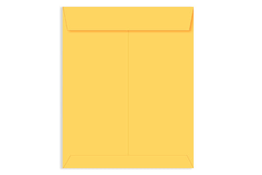 Laminated Yellow Paper Legal Size Envelope Ideal For Home Office Secure Mailing | Poly Laminated inside | 12" x 9.75" inch (Pack of 50) SKU : 804