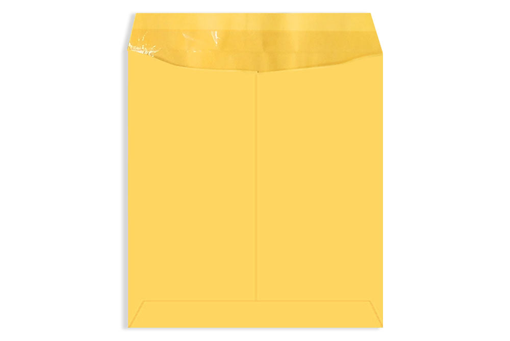 Laminated Yellow Paper Legal Size Envelope Ideal For Home Office Secure Mailing | Poly Laminated inside | 12" x 9.75" inch (Pack of 50) SKU : 804