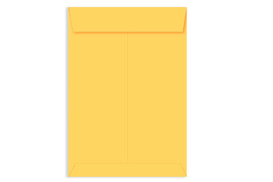 Laminated Yellow Paper Legal Size Envelope Ideal For Home Office Secure Mailing | Poly Laminated inside | 14" x 9.75" inch (Pack of 50) SKU : 805