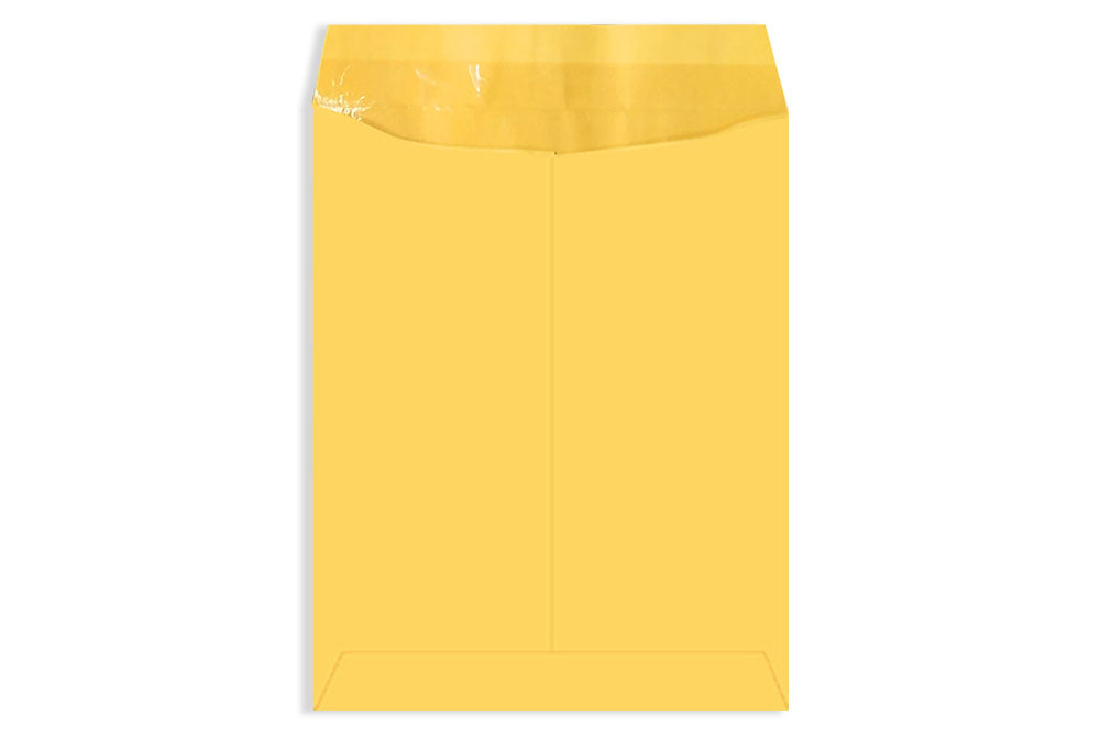 Laminated Yellow Paper Legal Size Envelope Ideal For Home Office Secure Mailing | Poly Laminated inside | 14" x 9.75" inch (Pack of 50) SKU : 805