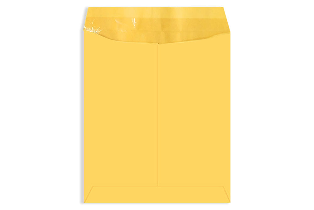 Laminated Yellow Paper Legal Size Envelope Ideal For Home Office Secure Mailing | Poly Laminated inside | 16" x 12" inch (Pack of 50) SKU : 806