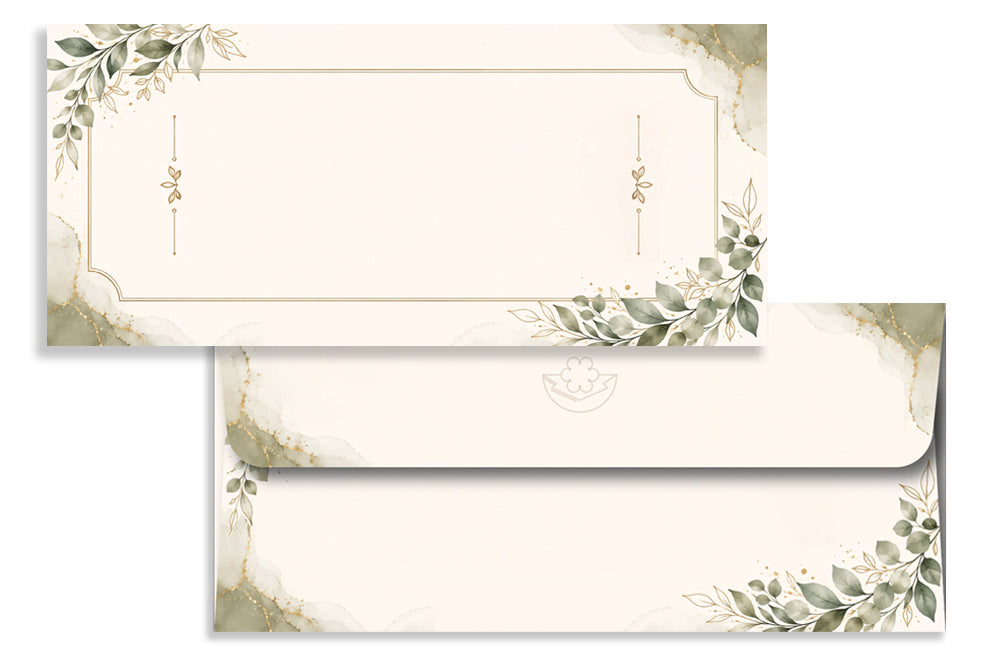 Digital Prints Gift Envelope Size : 7.25 x 3.25 Inch Pack of 10 Envelope ME-01119