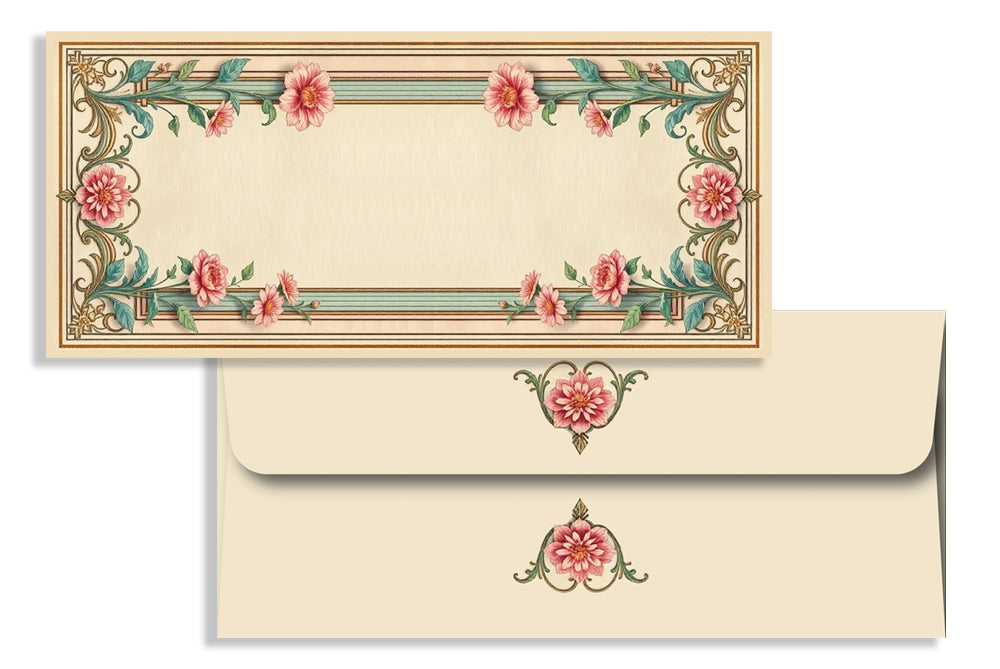 Digital Prints Gift Envelope Size : 7.25 x 3.25 Inch Pack of 10 Envelope ME-01125