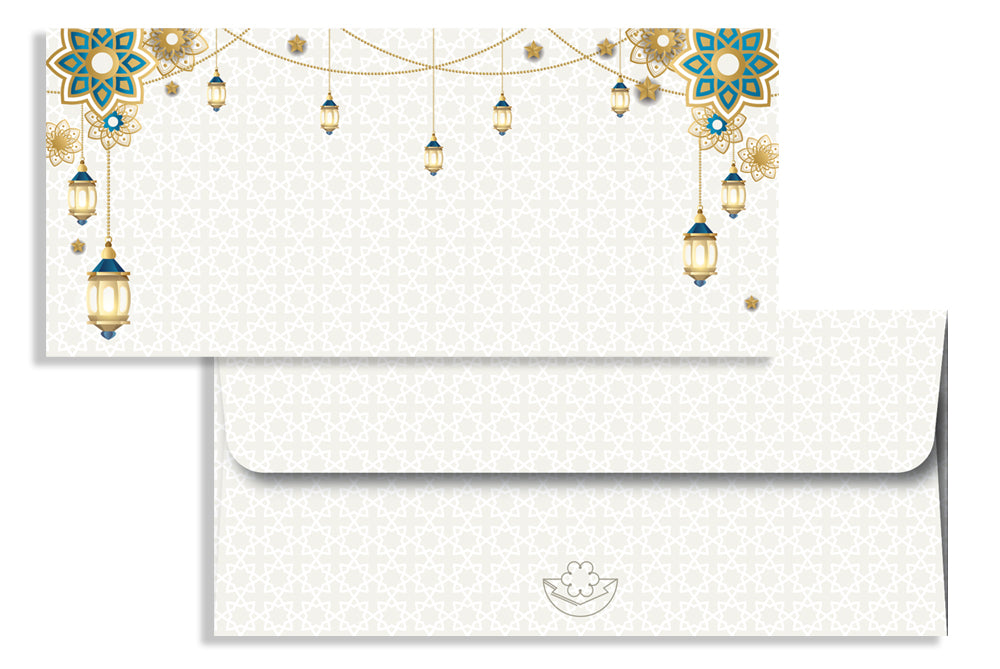 Digital Prints Gift Envelope Size : 7.25 x 3.25 Inch Pack of 10 Envelope ME-01127