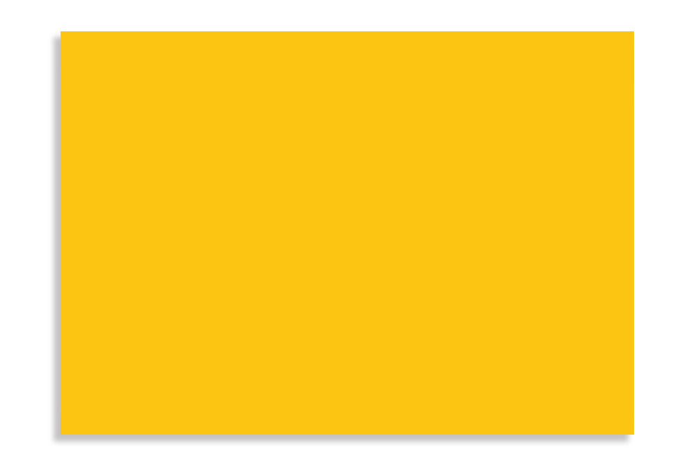 Bright Yellow 17.14 x 12.06cm (6.75" x 4.75")  120 GSM Thick Pack of 50 SKU : ME-564