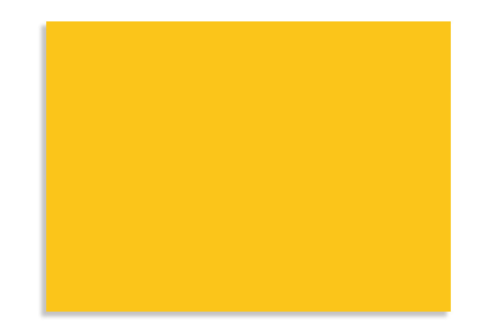 Bright Yellow  22.22 x 15.87cm (8.75" x 6.25") Natural Shade 120 GSM Thick Pack of 50 Envelope SKU : ME-568