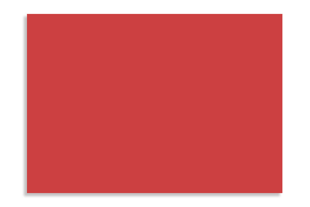 Real Red 17.14 x 12.06cm (6.75" x 4.75")  120 GSM Thick Pack of 50 SKU : ME-604