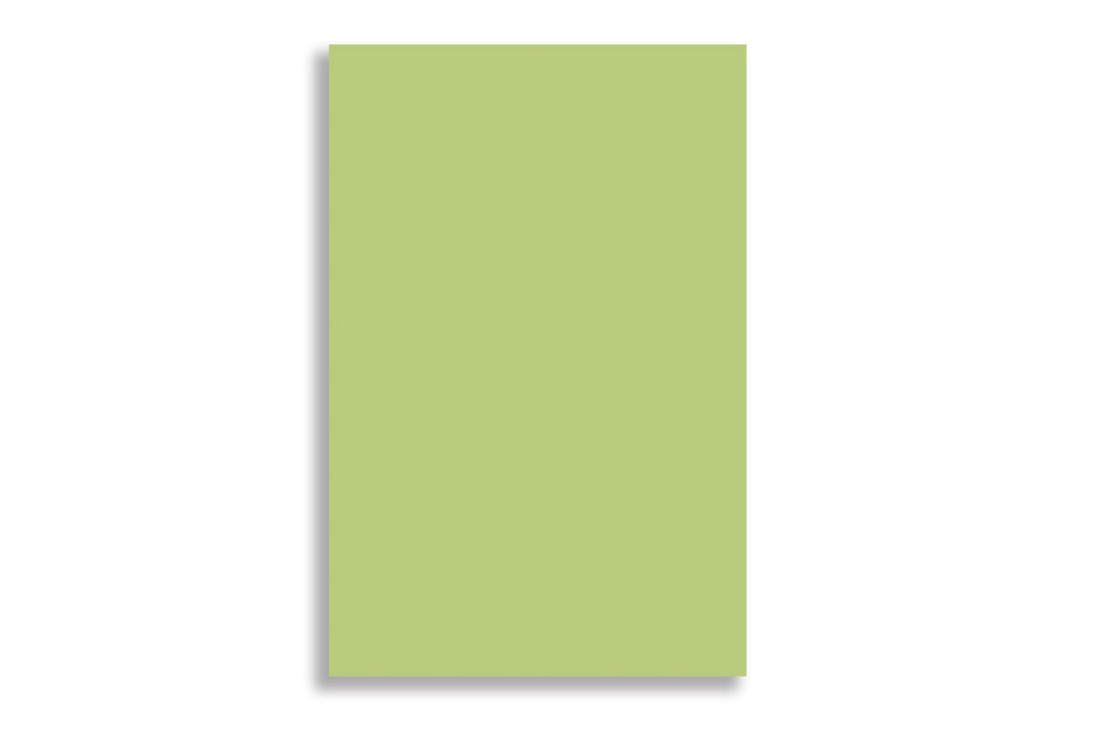 Lemon Green 21.6 cm x 14 cm  (8.5" x 5.5") VERTICAL 120 GSM Thick Pack of 50 SKU : ME-691