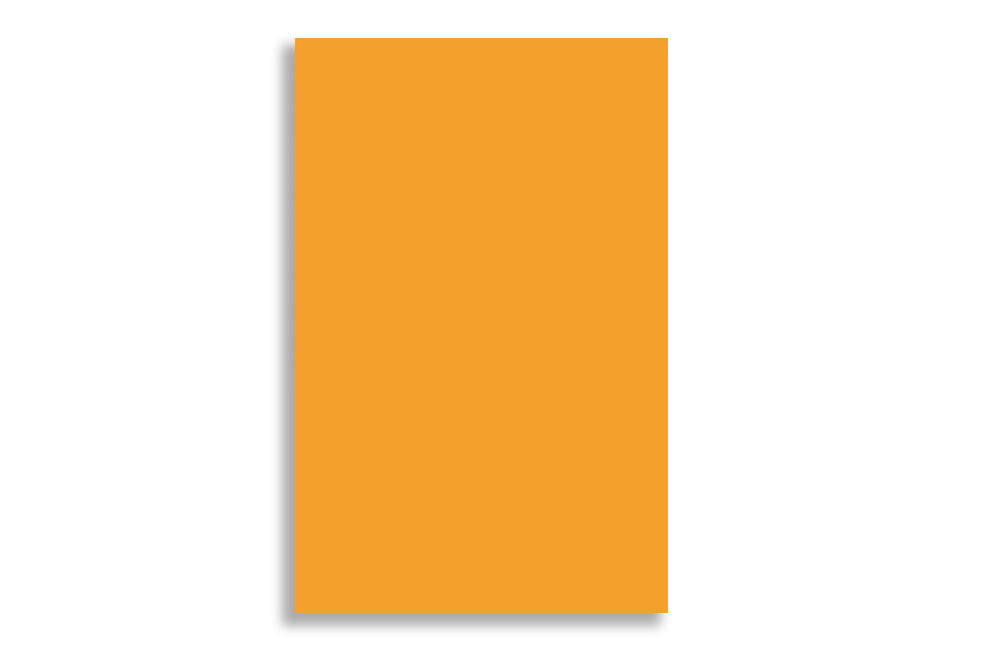 Yellow Gold  21.6 cm x 14 cm  (8.5" x 5.5") VERTICAL 120 GSM Thick Pack of 50 SKU : ME-721