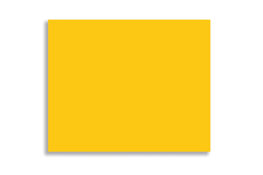 Bright Yellow 14.60 cm x 12.07 cm (5.75" x 4.75")  120 GSM Thick Pack of 50 SKU : ME-729