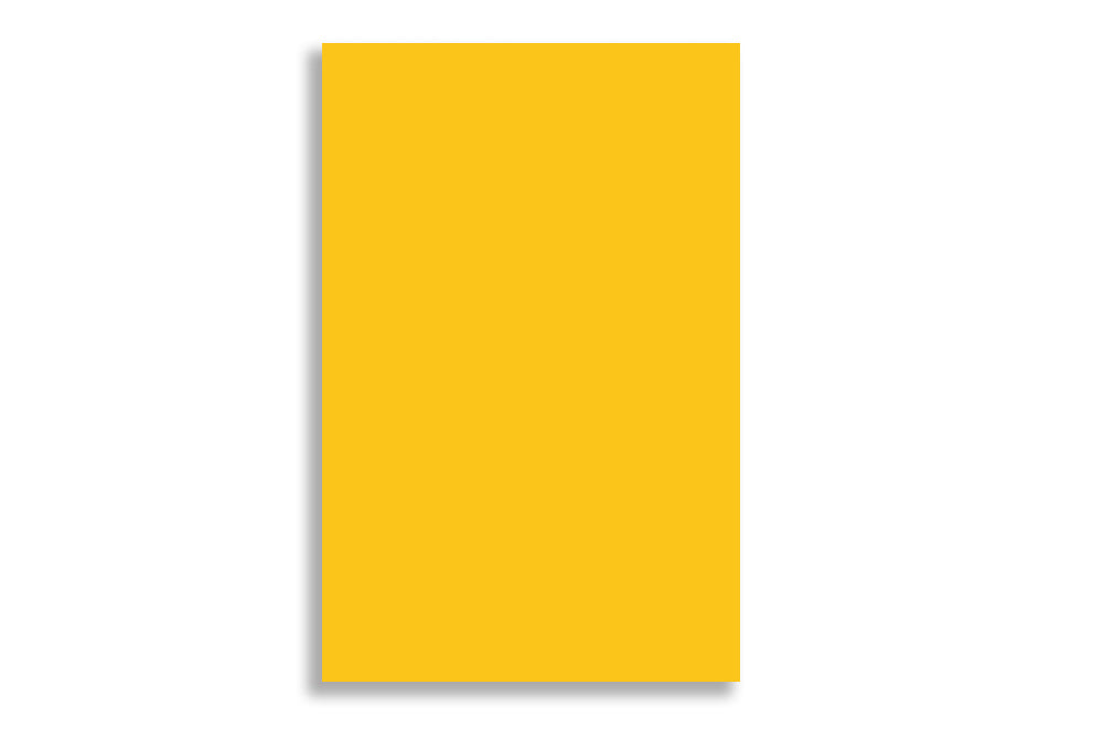 Bright Yellow 21.6 cm x 14 cm  (8.5" x 5.5") VERTICAL 120 GSM Thick Pack of 50 SKU : ME-731