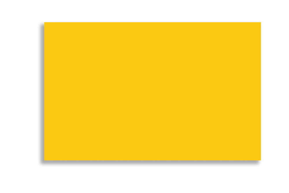 Bright Yellow 20.63 cm x 13.5 cm  (8.125" x 5.125")   120 GSM Thick Pack of 50 SKU : ME-732