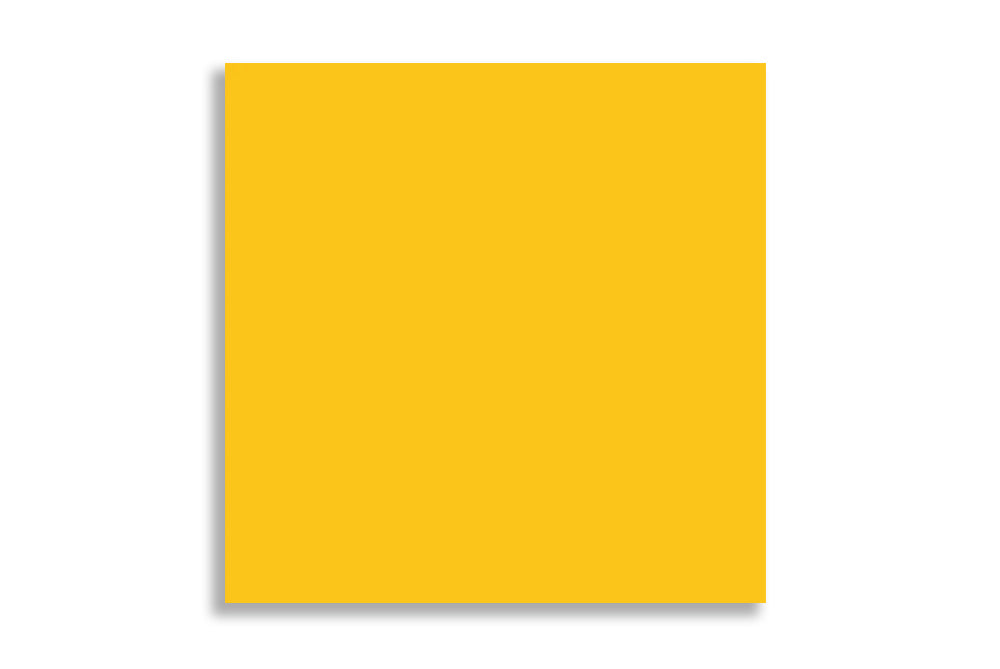 Bright Yellow 14.6 cm x 14.6 cm  (5.75" x 5.75")  SQUARE  120 GSM Thick Pack of 50 SKU : ME-734