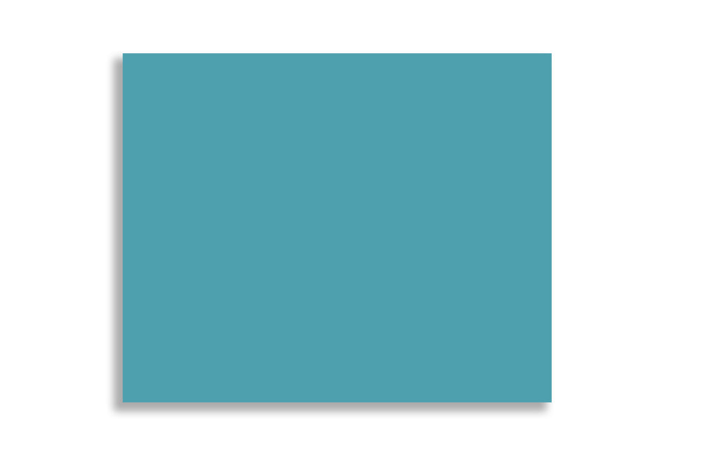 Turquoise Blue  14.60 cm x 12.07 cm (5.75" x 4.75")  120 GSM Thick Pack of 50 SKU : ME-739