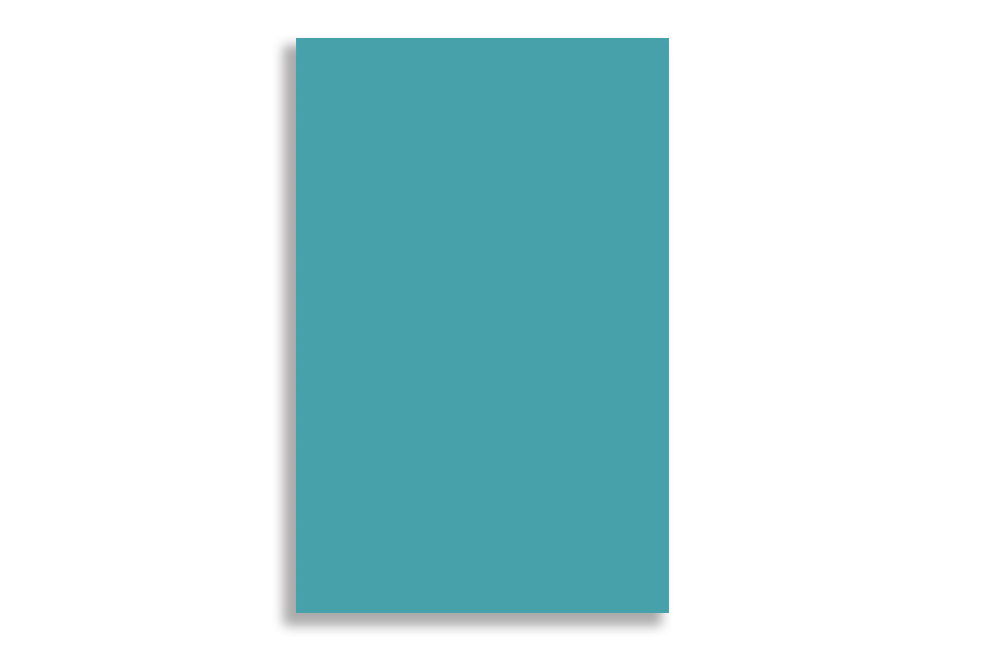 Turquoise Blue 21.6 cm x 14 cm  (8.5" x 5.5") VERTICAL 120 GSM Thick Pack of 50 SKU : ME-741