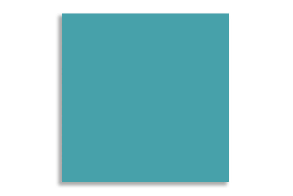 Turquoise Blue  15.87 cm x 15.87 cm  (6.25" x6.25")  SQUARE  120 GSM Thick Pack of 50 SKU : ME-745